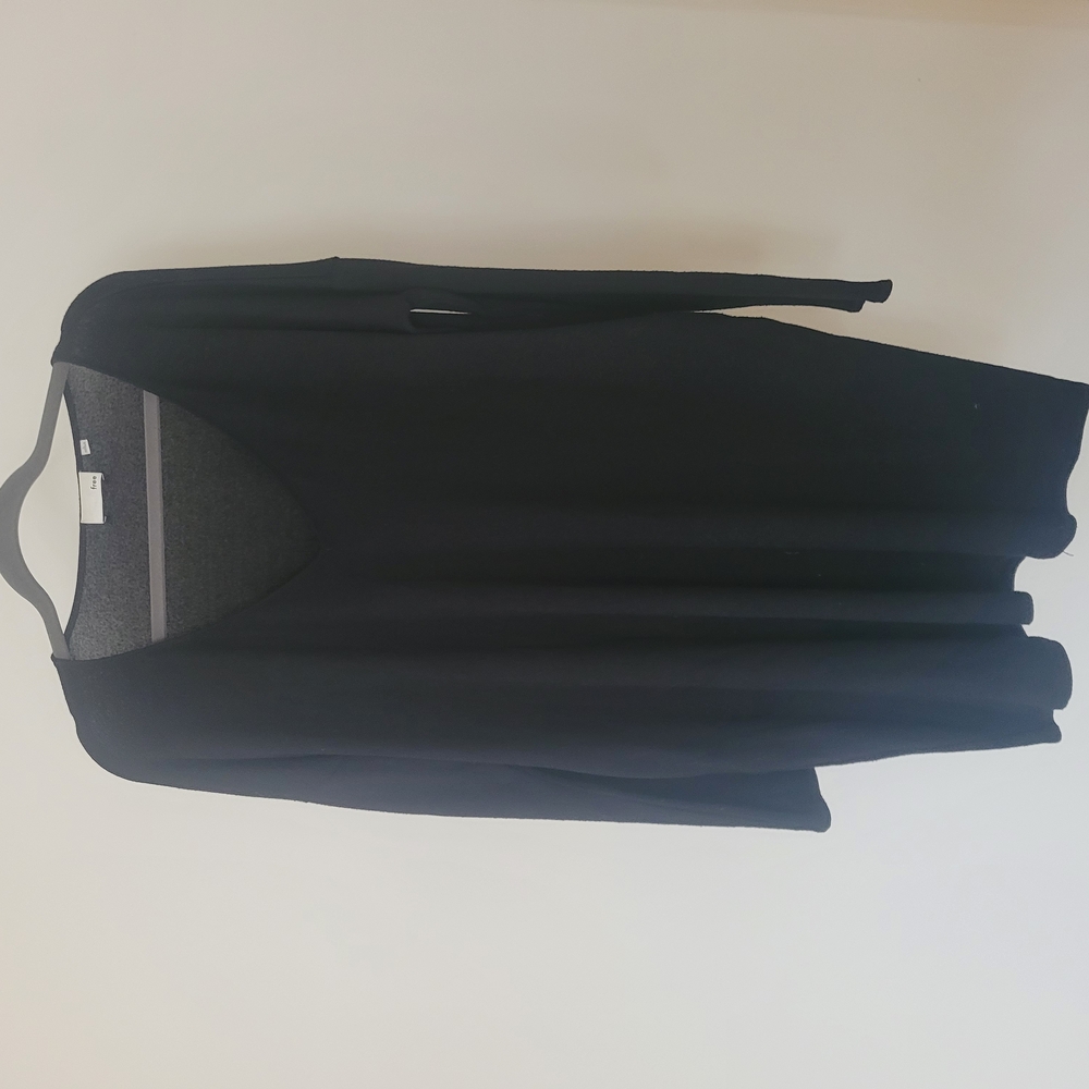 Wilfrid Black V-Neck Sweater Dress